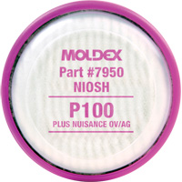 Disque filtre contre les particules, Filtre contre les particules/Filtre contre les particules avec suppresion de vapeurs nuisibles, Filtre N95/Vapeurs organiques/Gaz acides/P100/Filtre P100/Filtre R95 Mukwa Safety Services