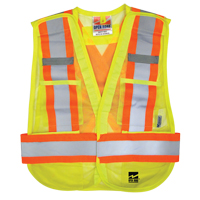 Open Road&reg; Tear Away Vest , High Visibility Lime-Yellow, Polyester Mukwa Safety Services