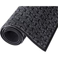 Tapis de couloir Tire-Track, Essuie-pieds/grattoir, 4' x 6' x 3/8", Charbon Mukwa Safety Services