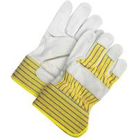 Gants d'ajusteur classiques, Taille unique, Paume en Cuir fleur de vache, Doublure en Molleton Mukwa Safety Services
