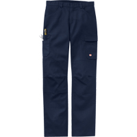 Pantalons performance pour atelier, Toile/Coton/Polyester, Bleu marine, Taille 30, Entrejambe 37 Mukwa Safety Services