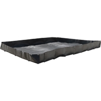 Economy Berms, 359 gal. Capacity, 6' W x 8' L x 12" H, L-Bracket Mukwa Safety Services
