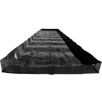 Economy Berms, 4488 gal. Capacity, 60' W x 10' L x 12" H, L-Bracket Mukwa Safety Services