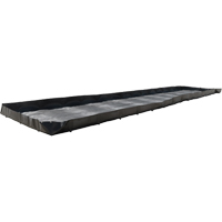Frac Tank Berm, 3740 US gal. Capacity, 50' W x 10' L x 12" H, L-Bracket Mukwa Safety Services