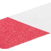 Ruban antid&eacute;rapant de premi&egrave;re qualit&eacute;, 2" x 60', Rouge & blanc Mukwa Safety Services