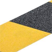 Premium Anti-Skid Tape, 2" x 60', Black & Yellow Mukwa Safety Services