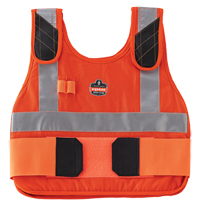 6215HV Phase Change Cooling Vests, Small/Medium, Orange Mukwa Safety Services