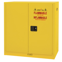 Armoire pour produits inflammables, 24 gal., 2 Porte(s), 43" La x 44" h x 12" p Mukwa Safety Services