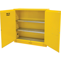 Armoire pour produits inflammables, 24 gal., 2 Porte(s), 43" La x 44" h x 12" p Mukwa Safety Services