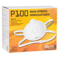 Respirateur contre les particules, P100, Certifi&eacute; NIOSH, Moyen/grand Mukwa Safety Services