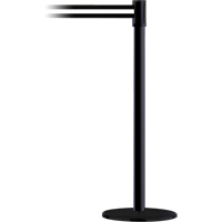 Poteau receveur robuste &agrave; ligne double, Hauteur de 38", Jaune Mukwa Safety Services