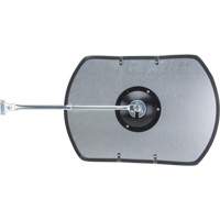 Miroir convexe rectangulaire/rond avec bras t&eacute;lescopique, 12" h x 18" la, Int&eacute;rieur/Ext&eacute;rieur Mukwa Safety Services