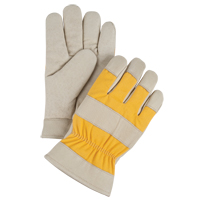 Gants de travail doubl&eacute;s pour l'hiver de premi&egrave;re qualit&eacute;, Moyen, Paume en Cuir fleur de porc, Doublure en Molleton de mousse Mukwa Safety Services