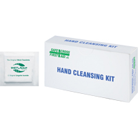 Lingettes humides nettoyantes pour les mains, Serviette Mukwa Safety Services