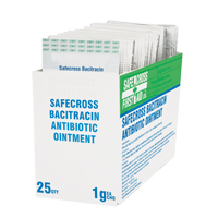 Traitement topique de premiers soins au zinc &agrave; bacitracine, Cr&egrave;me, Classe 1 Mukwa Safety Services