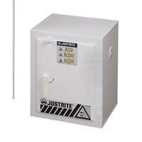 Armoires solides en poly&eacute;thyl&egrave;ne pour acides, 6 x 0,66043 gal., 17" x 22" x 17" Mukwa Safety Services