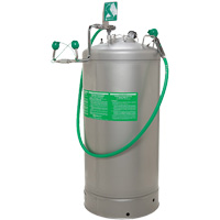 Portable Eyewash Stations, Pressurized, 37 gal. Capacity, Meets ANSI Z358.1 Mukwa Safety Services