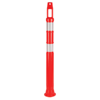 Poteau d&eacute;lin&eacute;ateur de premi&egrave;re qualit&eacute;, 42" h, Orange Mukwa Safety Services