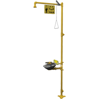 Combinaison de douche d'urgence & douche oculaire Halo Mukwa Safety Services