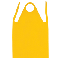 Apron, Polyurethane, 45" L x 35" W, Yellow Mukwa Safety Services