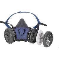Pre-assembled Paint/Spray Pesticide 7000 Half-Mask Respirator, Elastomer/Thermoplastic, Medium Mukwa Safety Services