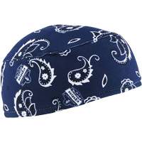 Chill-Its&reg; 6630 Cooling Skull Caps, Navy Blue Mukwa Safety Services