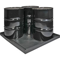 Coquilles de d&eacute;versements Econo Spill Shells , 51" lo x 47" la x 5" h, Cap. de d&eacute;versement 36 gal. US Mukwa Safety Services