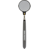 Inspection Mirror, Circular, 2-1/4" L x 2-1/4" W, Telescopic Mukwa Safety Services