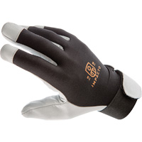 Anti-Vibration Air Glove&reg;, Size Medium, Pearl Leather Palm Mukwa Safety Services