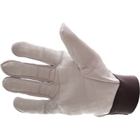 Anti-Vibration Air Glove&reg;, Size Medium, Pearl Leather Palm Mukwa Safety Services