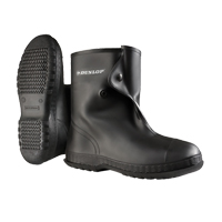 Bottillons de protection noirs de 10", PVC, Fermeture Bouton-pression, Convient &agrave; Hommes 6 - 7 Mukwa Safety Services