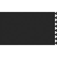 Rejuvenator&reg; Male Mat No. 502, Urethane, 2' W x 5' L, 5/8" Thick, Black Mukwa Safety Services