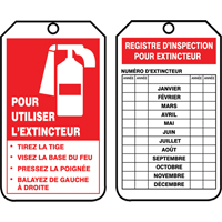 Safety Tags, Cardstock, 3-1/8" W x 5-7/8" H, French Mukwa Safety Services