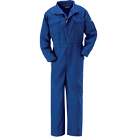 Combinaisons de premi&egrave;re qualit&eacute; r&eacute;sistantes aux flammes, Taille 38, Bleu royal, 5,1 cal/cm² Mukwa Safety Services