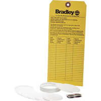 Recharge pour trousse d'inspection de douche oculaire portative Mukwa Safety Services