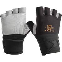 Anti-Vibration Gloves- Left, Size Small, Grain Leather Palm Mukwa Safety Services