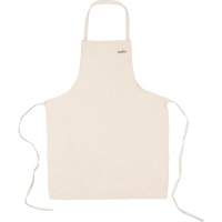 Apron, Cotton, 36" L x 29" W, Natural Mukwa Safety Services