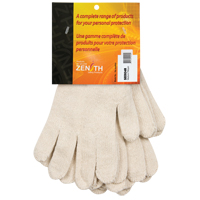 Gants en tricot de poids lourd, Poly/coton, Calibre 7, Moyen Mukwa Safety Services