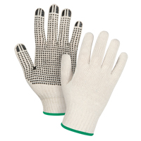 Gants tricot&eacute;s de poids lourd, Poly/coton, Un c&ocirc;t&eacute;, Calibre 7, Moyen Mukwa Safety Services