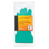 Diamond-Grip Chemical-Resistant Gloves, Size 9, 13" L, Nitrile, Flock-Lined Inner Lining, 13-mil Mukwa Safety Services