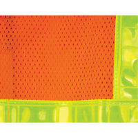 Veste de s&eacute;curit&eacute; pour la circulation d&eacute;tachable en cinq points, Orange haute visibilit&eacute;, Grand, Polyester Mukwa Safety Services