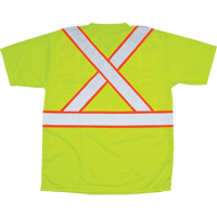 T-shirt conforme &agrave; la CSA, Polyester, Moyen, Jaune lime haute visibilit&eacute; Mukwa Safety Services
