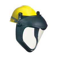 Uvex&reg; Bionic Faceshield with Hardhat Adapter, Polycarbonate Mukwa Safety Services
