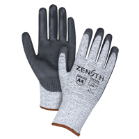 Gants &eacute;lastiques sans coutures r&eacute;sistants &agrave; la coupe, Taille Grand/9, Calibre 13, Rev&ecirc;tement Polyur&eacute;thane, Enveloppe en PEHP, ANSI/ISEA 105 niveau 4/EN 388 niveau 5 Mukwa Safety Services