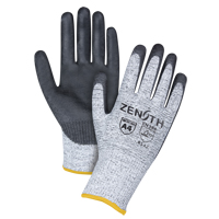 Gants &eacute;lastiques sans coutures r&eacute;sistants &agrave; la coupe, Taille 2T-Grand/11, Calibre 13, Rev&ecirc;tement Polyur&eacute;thane, Enveloppe en PEHP, ANSI/ISEA 105 niveau 4/EN 388 niveau 5 Mukwa Safety Services