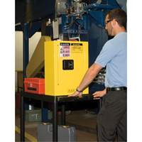 Sure-Grip&reg; EX Mini Flammable Safety Cabinet, 2 Gal., 1 Door, 17" W x 22" H x 8" D Mukwa Safety Services