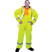Imperm&eacute;able pour la circulation de premi&egrave;re qualit&eacute; RZ900, Polyester, Petit, Jaune lime haute visibilit&eacute; Mukwa Safety Services