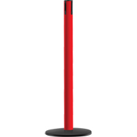 Syst&egrave;me Advance TensaBarrier - Poteau r&eacute;cepteur, Hauteur de 36", Rouge Mukwa Safety Services