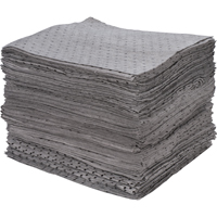 Premium Bonded Sorbent Pads, Universal, 15" x 17", 30 gal. Absorbancy Mukwa Safety Services