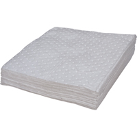 Premium Bonded Sorbent Pads, Oil Only, 15" x 17", 8 gal. Absorbancy Mukwa Safety Services